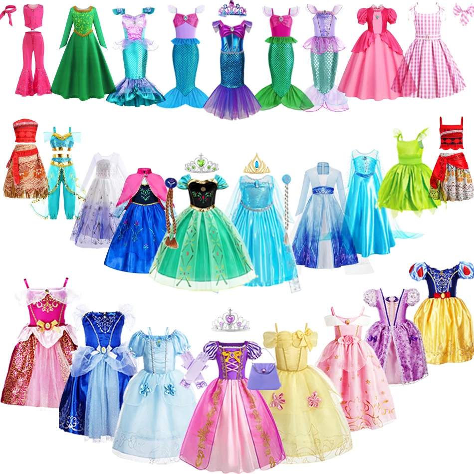 Baby Clothing Europe - Princess Costume Girls Birthday Girl Mermaid