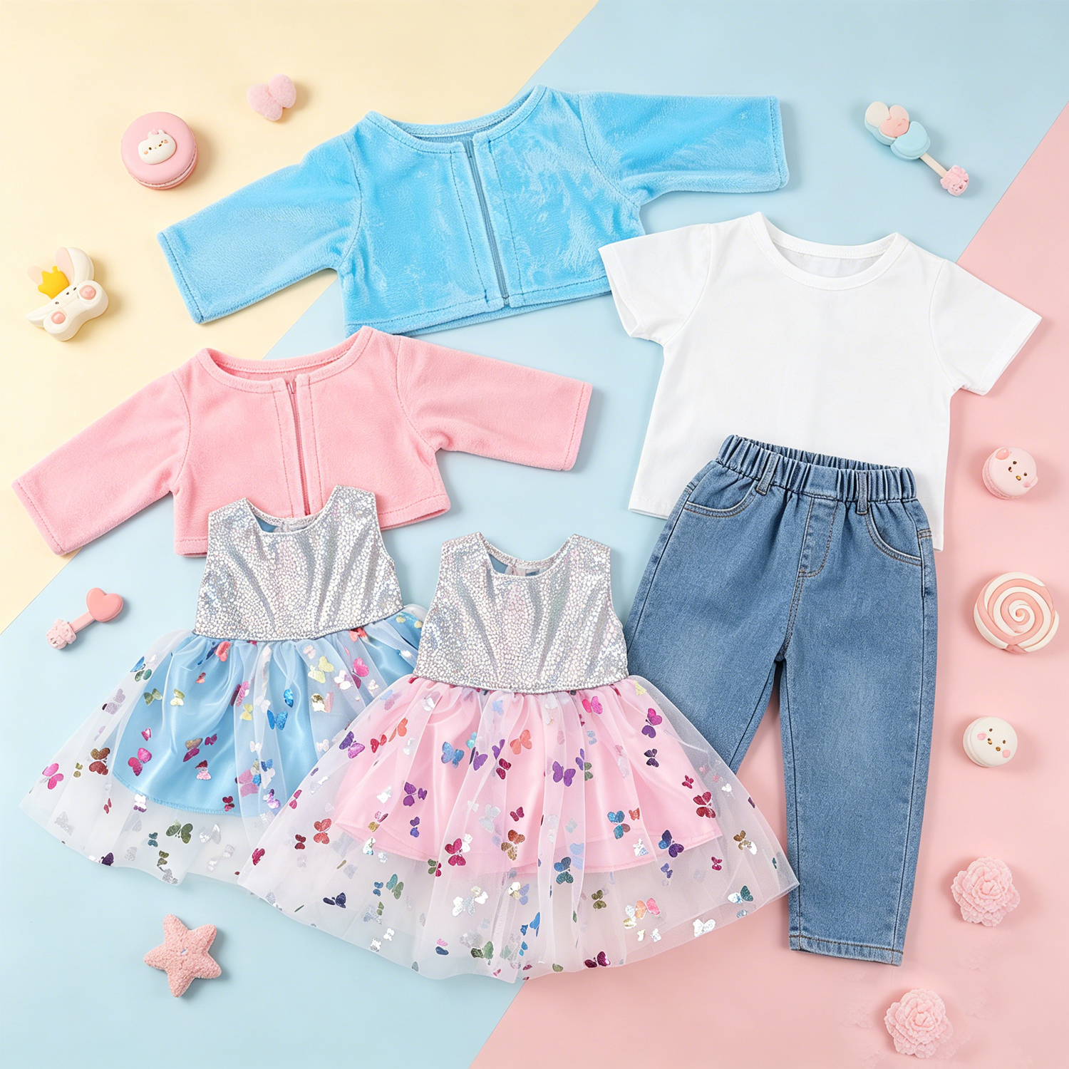 Baby Clothing Deals - Cute 18 Inch Doll Clothes Set