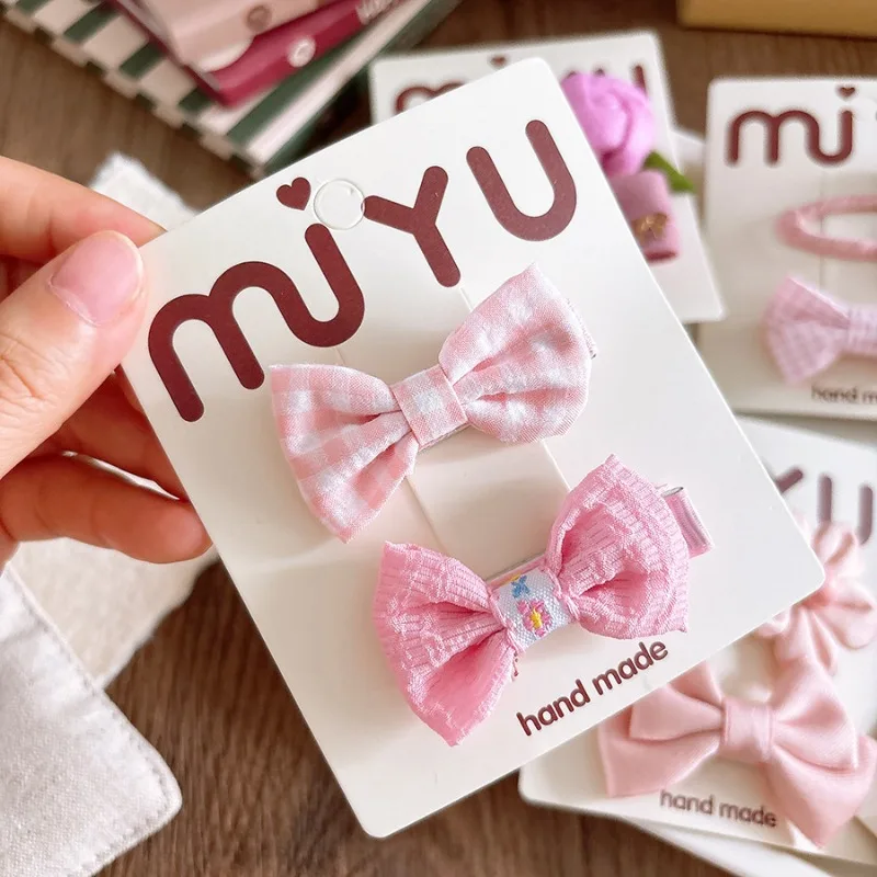 Baby Clothing Material - 2pcs Fabric Sweet Bow Children Baby