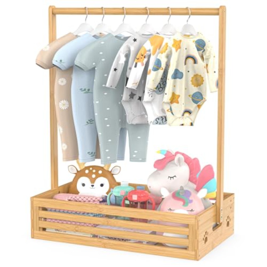 Baby Clothing Hanging Rack - Baby Clothing Rack for Toddler Pets
