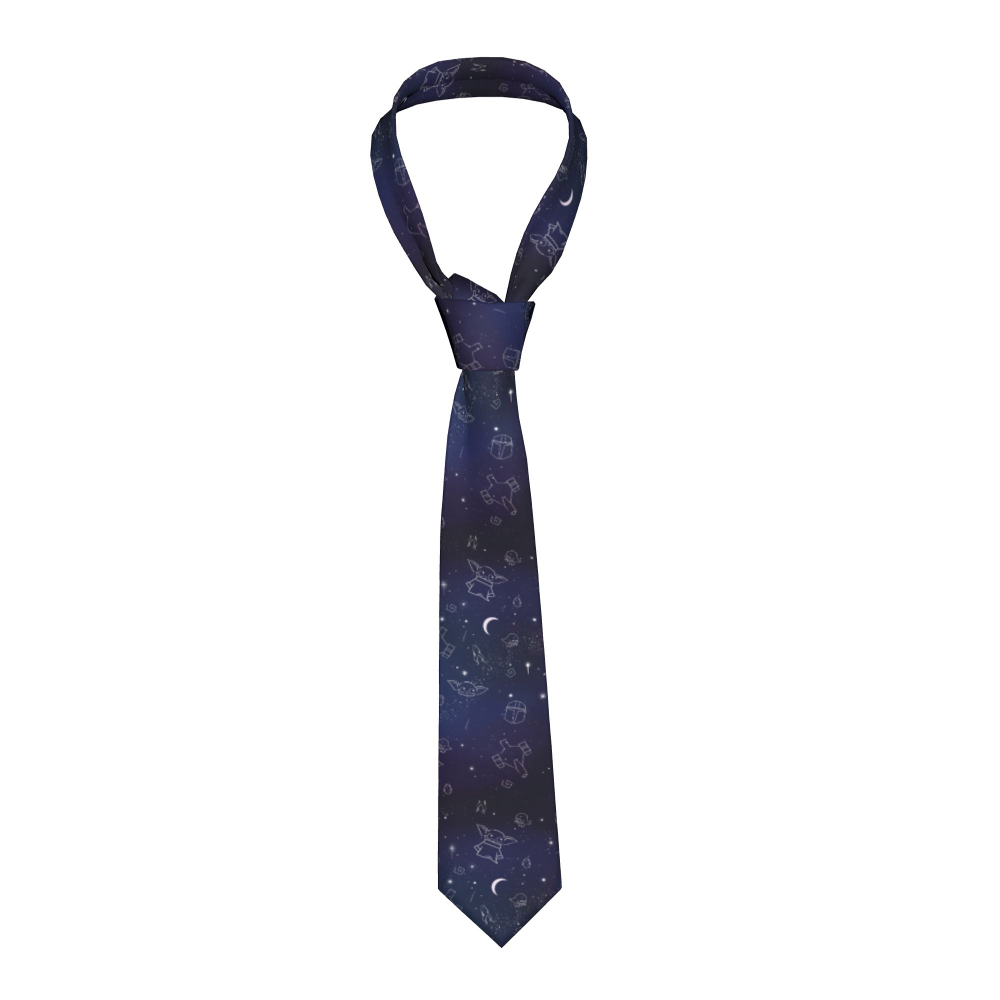 Baby Yoda Clothing - Baby Yoda Necktie Men Polyester 8