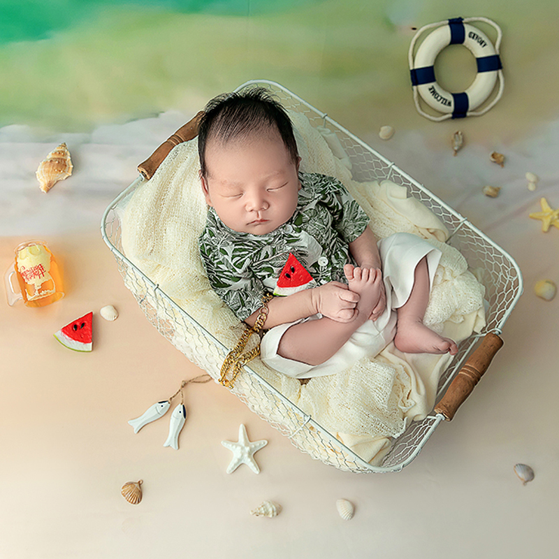 Baby Clothing Hawaii - Newborn Photography Props Beachwear Baby Boy