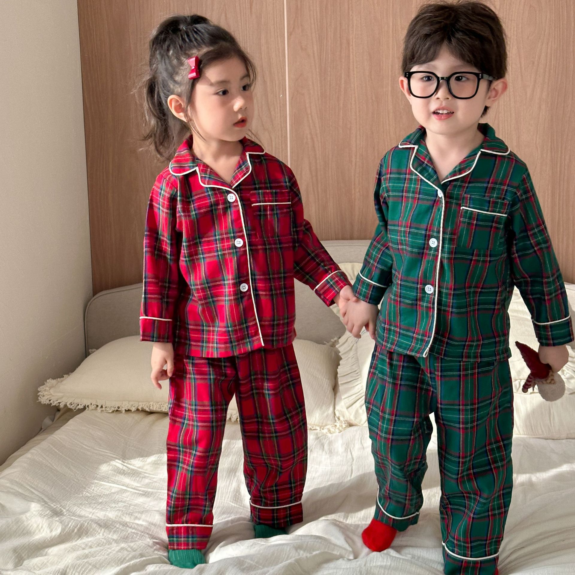 Baby Clothing For Sleep - Baby Girls Boys Christmas Pajamas Sets