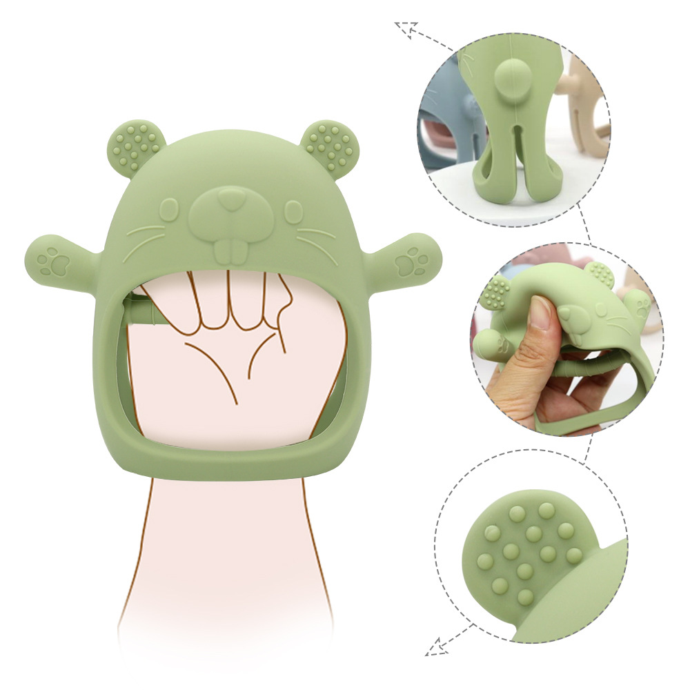 1pc Teether Toys For Baby Brac - Baby Mittens Scratch のレビューと価格