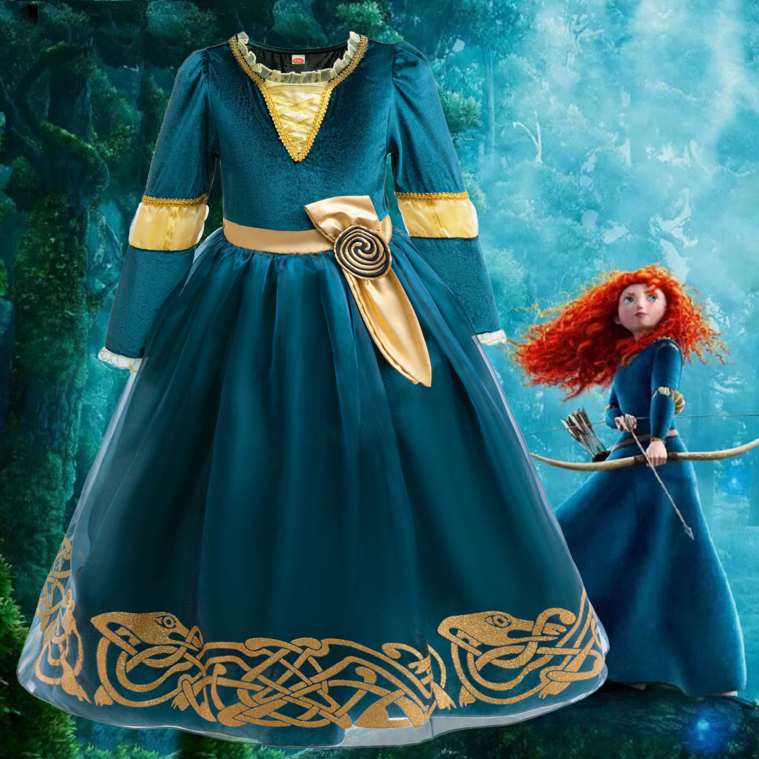 Disney Girl Cosplay Brave the  - Baby Clothing Europe のレビューと価格