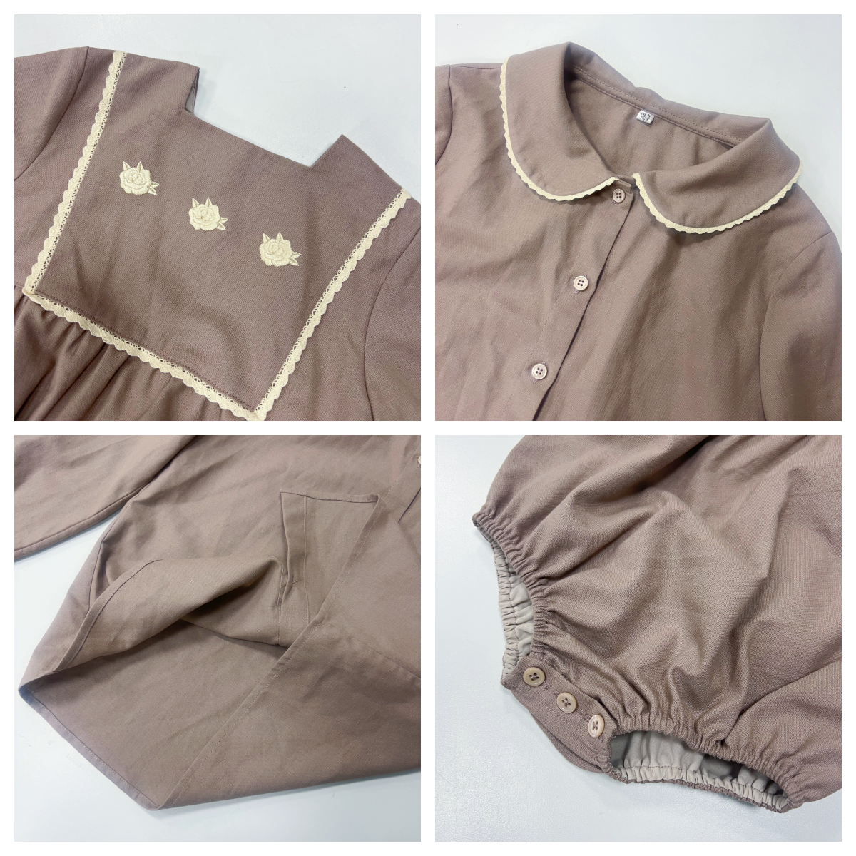 Kids Cotton Linen Clothes Embr - Baby Clothing High Quality のレビューと価格