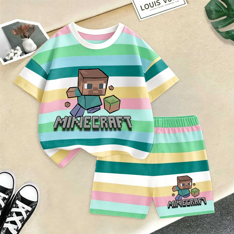 Minecrafted Girl boy Summer T  - Baby Clothing Deals のレビューと価格