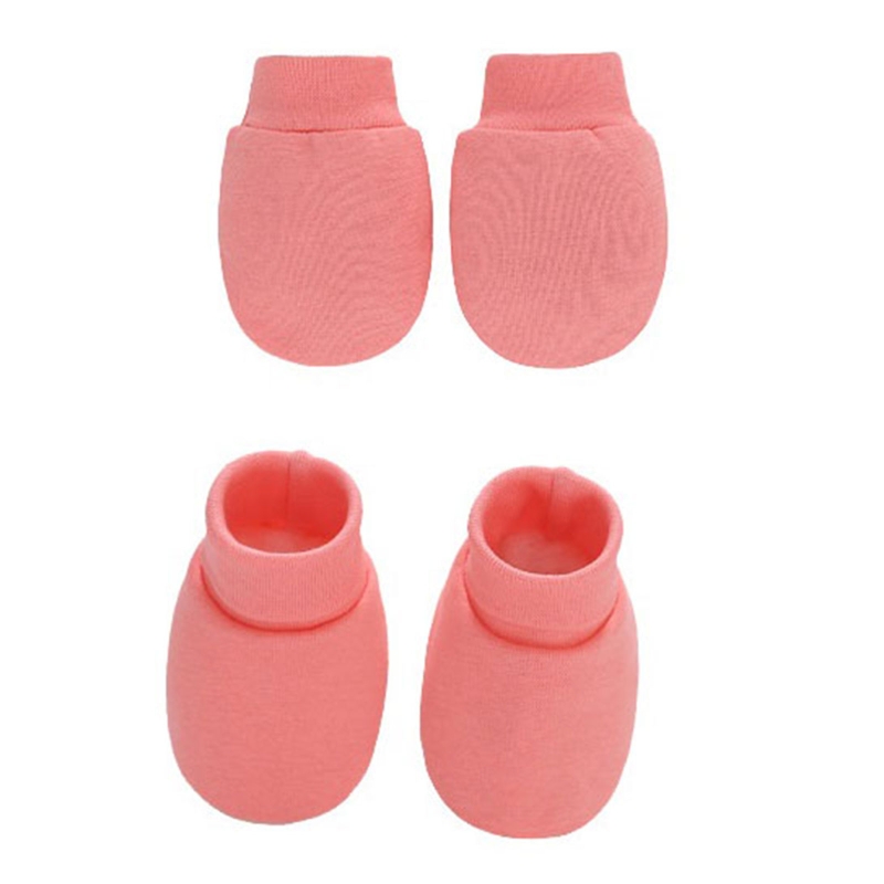 Baby Soft Cotton Gloves Foot C - Baby Mittens Scratch のレビューと価格