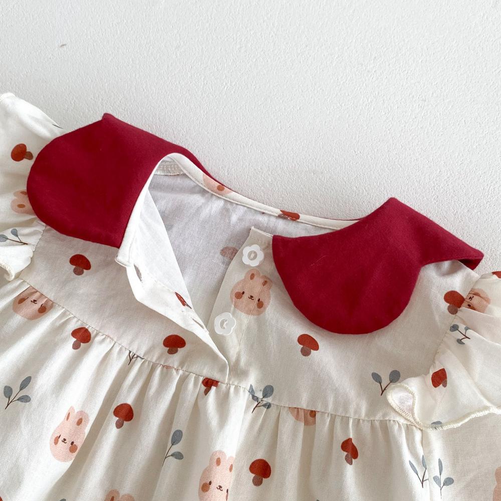 Cute Rabbit Printed Baby Jumps - Baby Clothing High Quality のレビューと価格