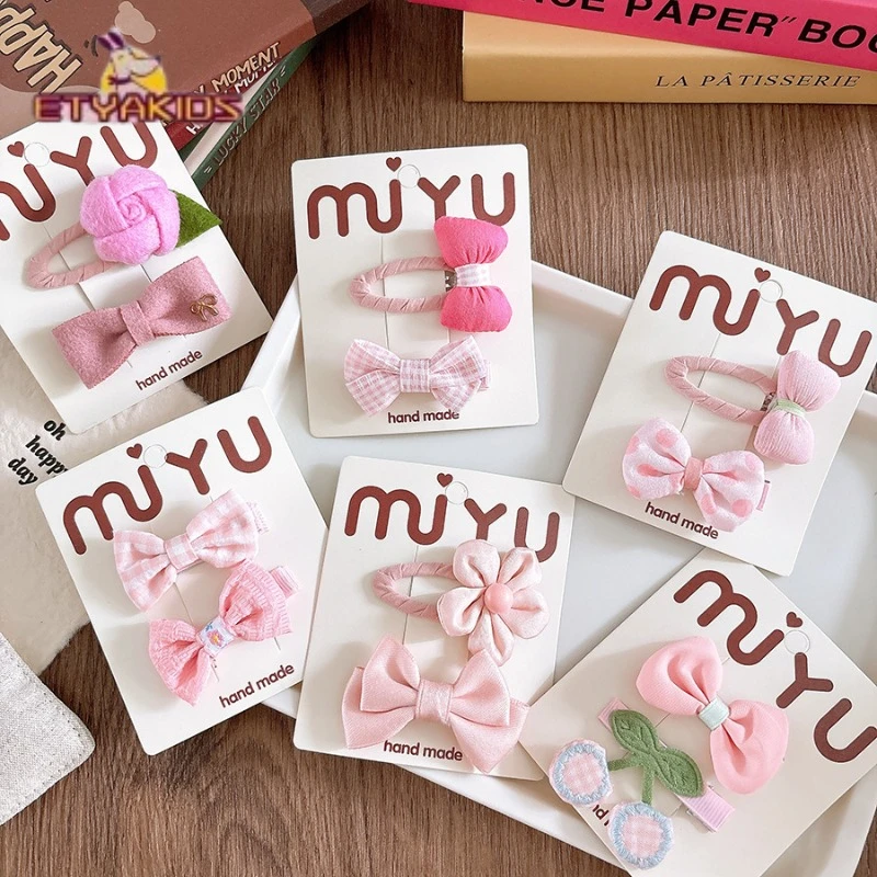 2pcs Fabric Sweet Bow Children - Baby Clothing Material のレビューと価格