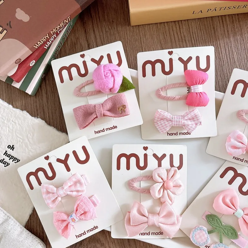 2pcs Fabric Sweet Bow Children - Baby Clothing Material のレビューと価格