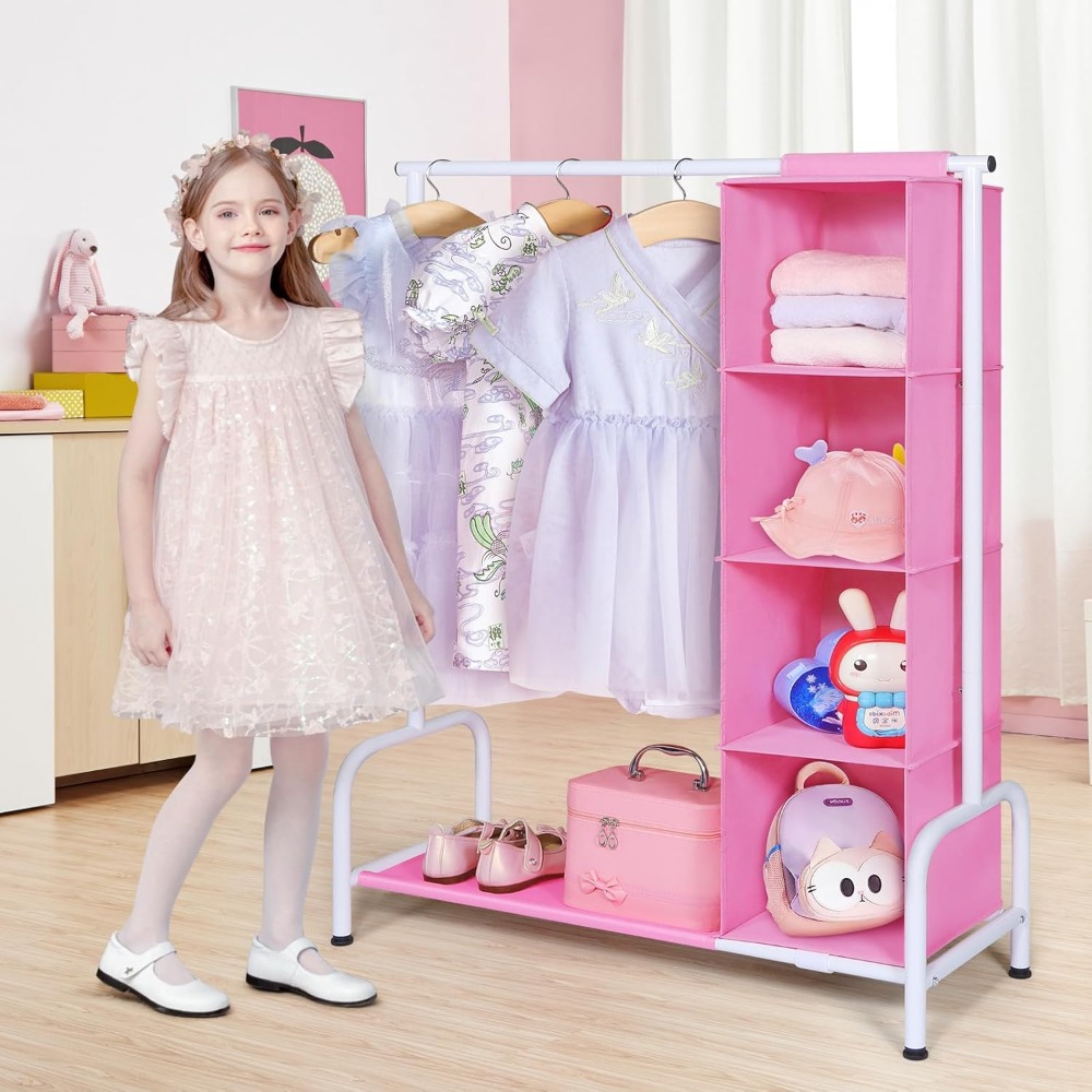 Tall Kids Clothing Rack with H - Baby Clothing Hanging Rack のレビューと価格