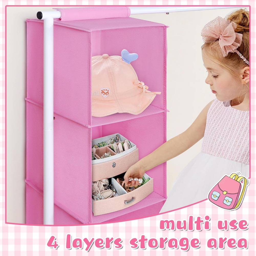 Tall Kids Clothing Rack with H - Baby Clothing Hanging Rack のレビューと価格