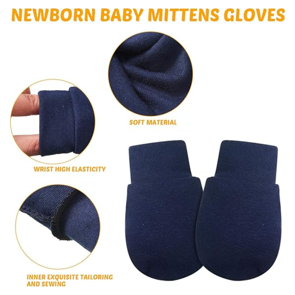 6 Pairs Newborn Baby Mittens N - Baby Mittens Scratch のレビューと価格