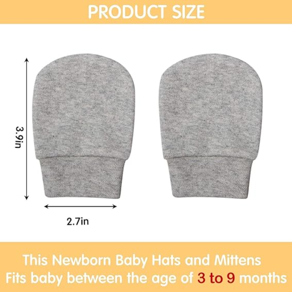 6 Pairs Newborn Baby Mittens N - Baby Mittens Scratch のレビューと価格