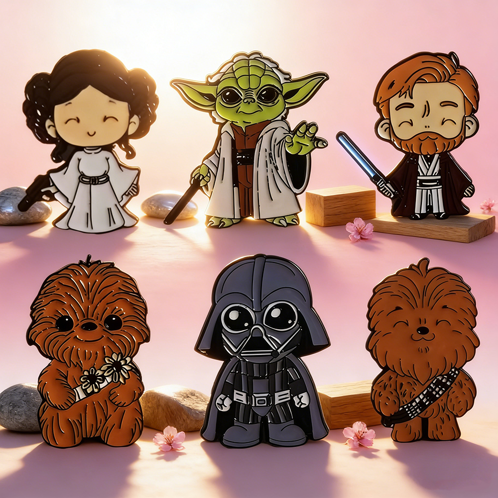 6pcs/set Star Wars Badge Brooc - Baby Yoda Clothing のレビューと価格