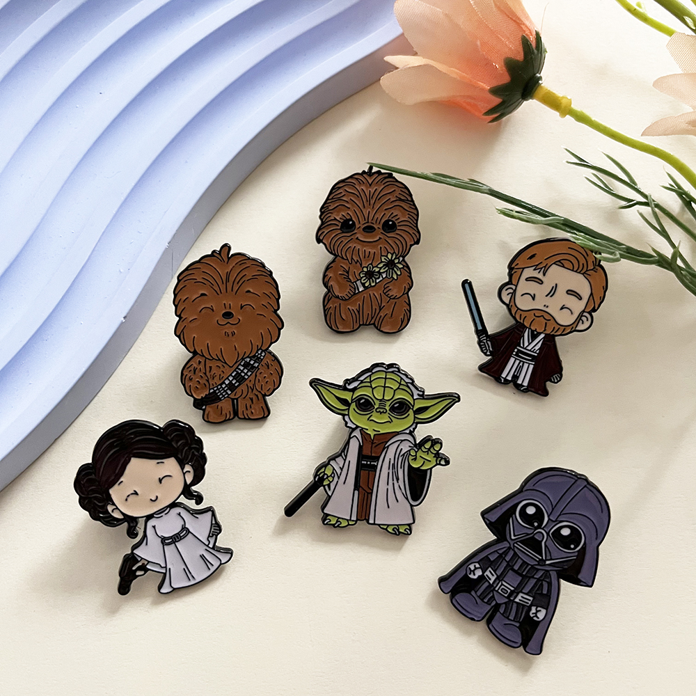 6pcs/set Star Wars Badge Brooc - Baby Yoda Clothing のレビューと価格