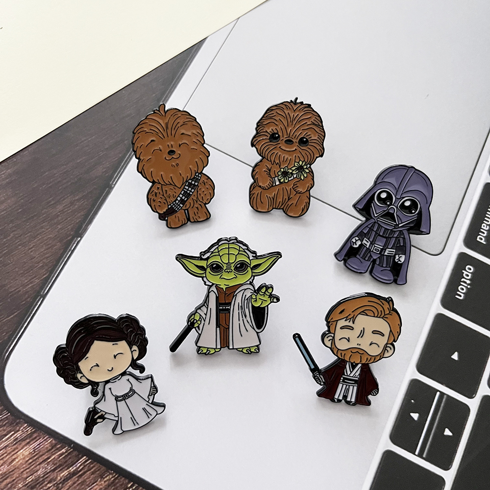 6pcs/set Star Wars Badge Brooc - Baby Yoda Clothing のレビューと価格