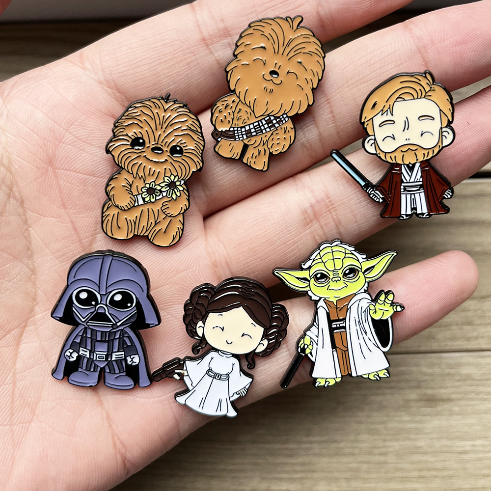 6pcs/set Star Wars Badge Brooc - Baby Yoda Clothing のレビューと価格