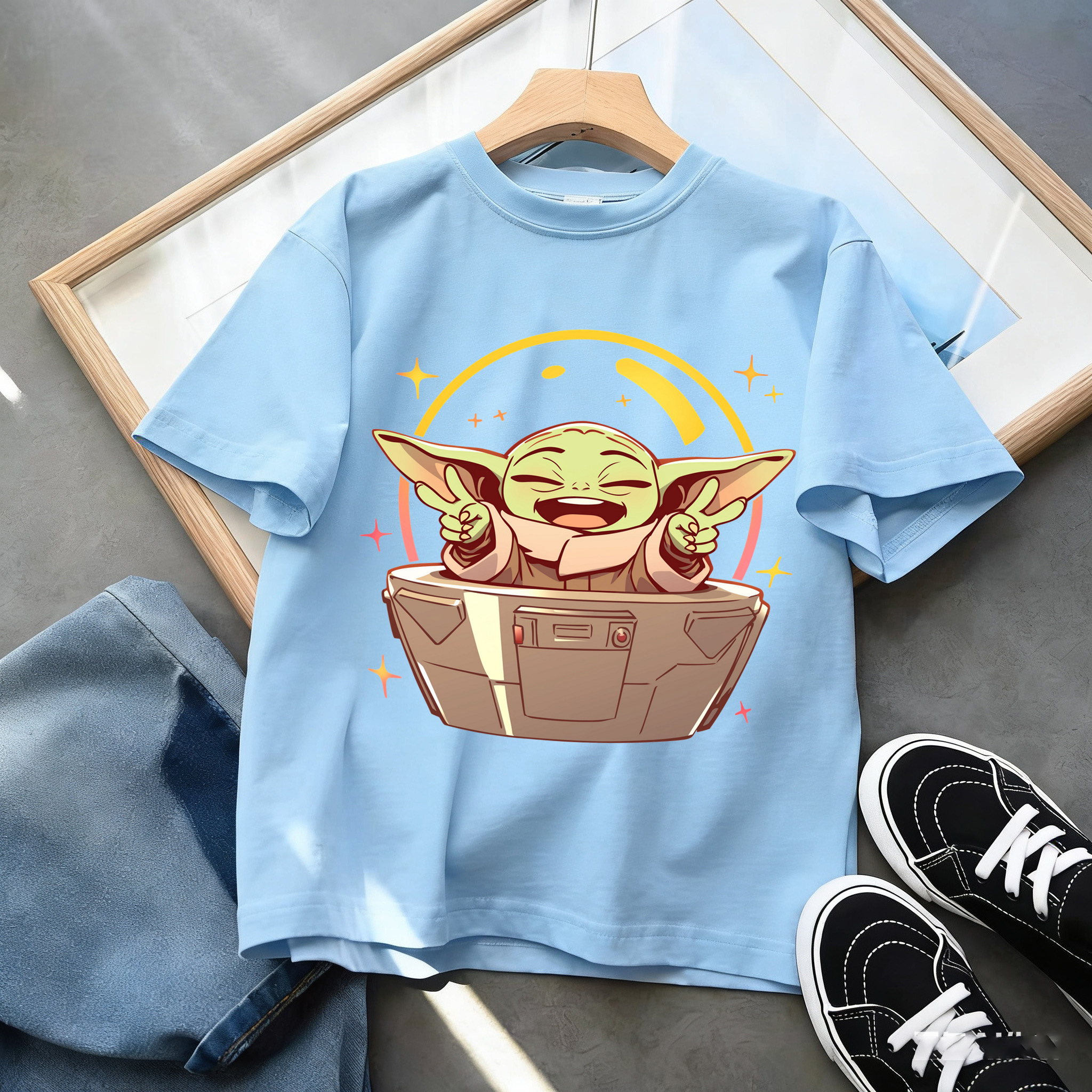 Hot Sale Star Wars Baby Yoda G - Baby Yoda Clothing のレビューと価格