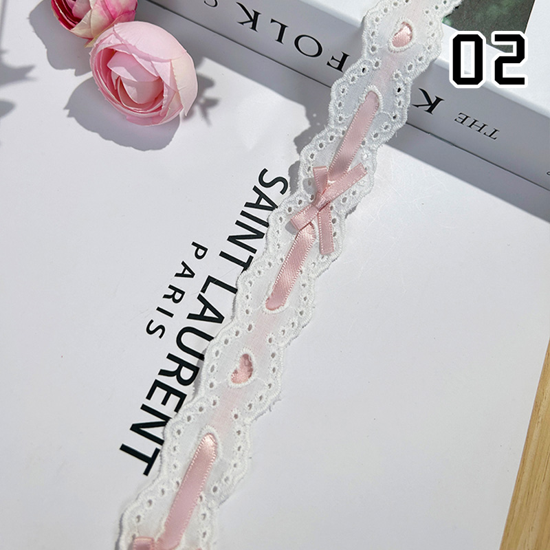 1yard Bow Pleated Lace Lolita  - Baby Clothing Material のレビューと価格