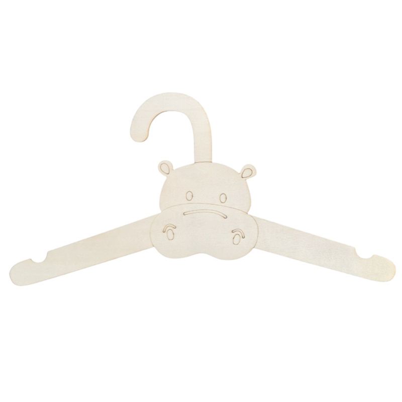 ABJI-20PCS Cute Wooden Clothes - Baby Clothing Hanging Rack のレビューと価格