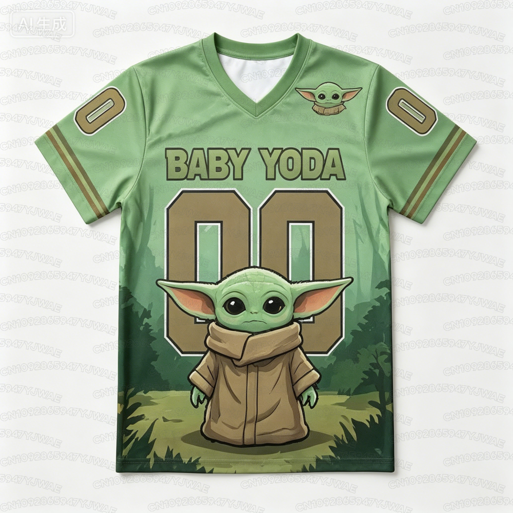 Summer Grogu Football Jersey B - Baby Yoda Clothing のレビューと価格