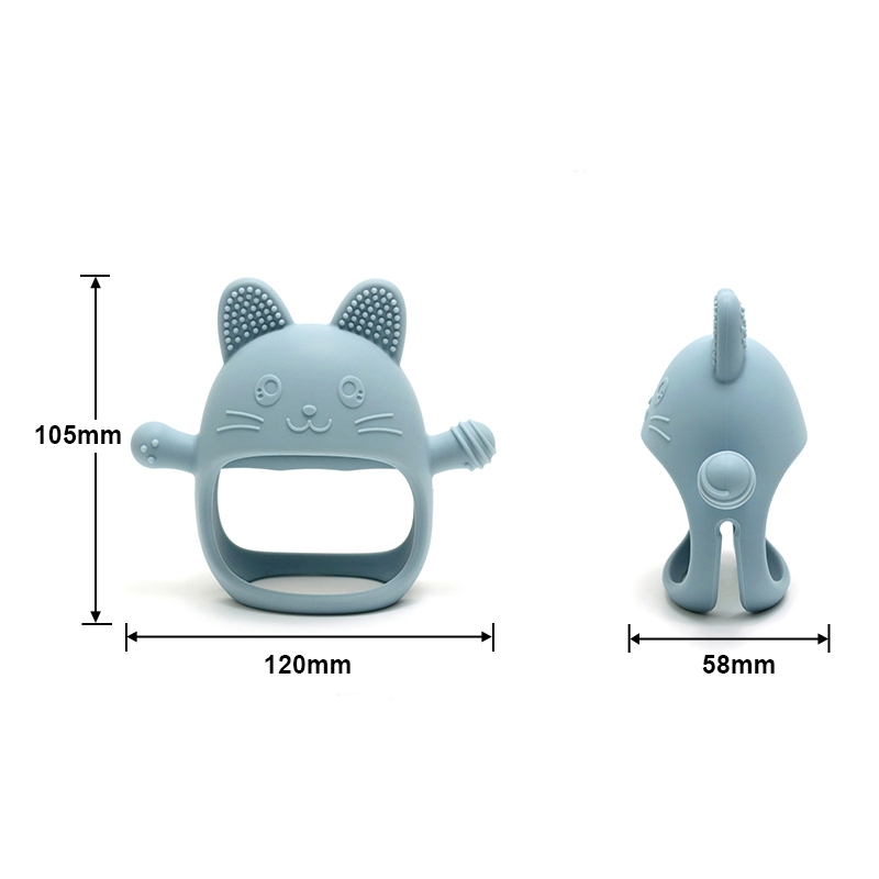 1PC Baby Silicone Teethers Glo - Baby Mittens Scratch のレビューと価格