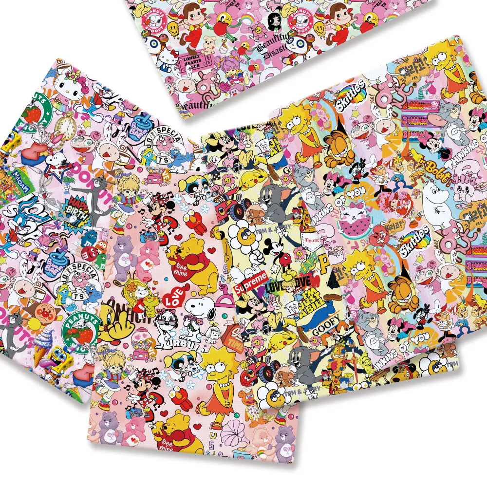 Polyester cotton Cartoon Fabri - Baby Clothing Material のレビューと価格