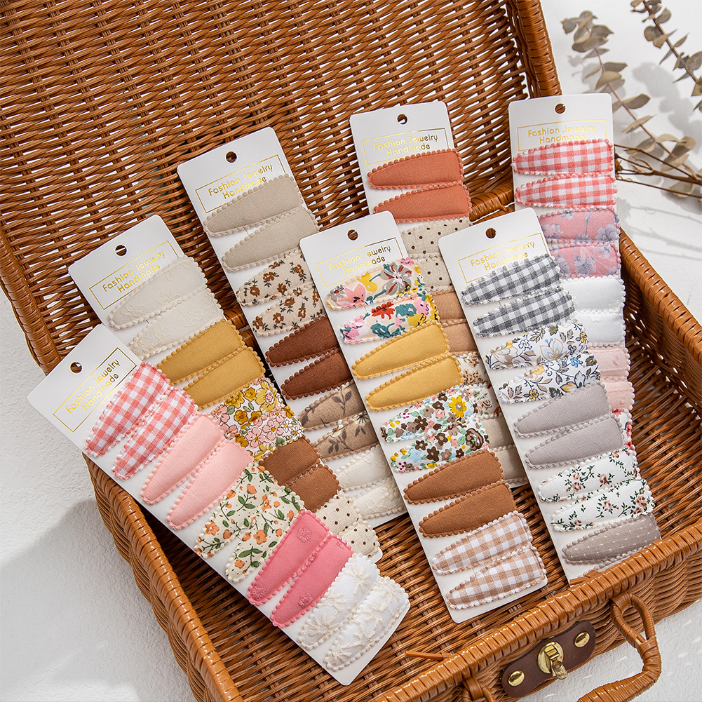 10Pcs/Lot Ins 6cm Flower Print - Baby Clothing Material のレビューと価格