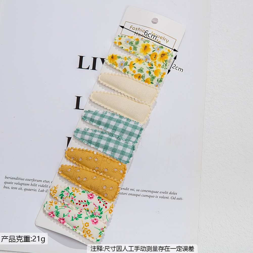 10Pcs/Lot Ins 6cm Flower Print - Baby Clothing Material のレビューと価格