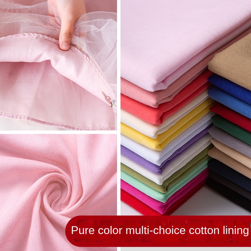 100% Cotton Lining Fabric 100x - Baby Clothing Material のレビューと価格