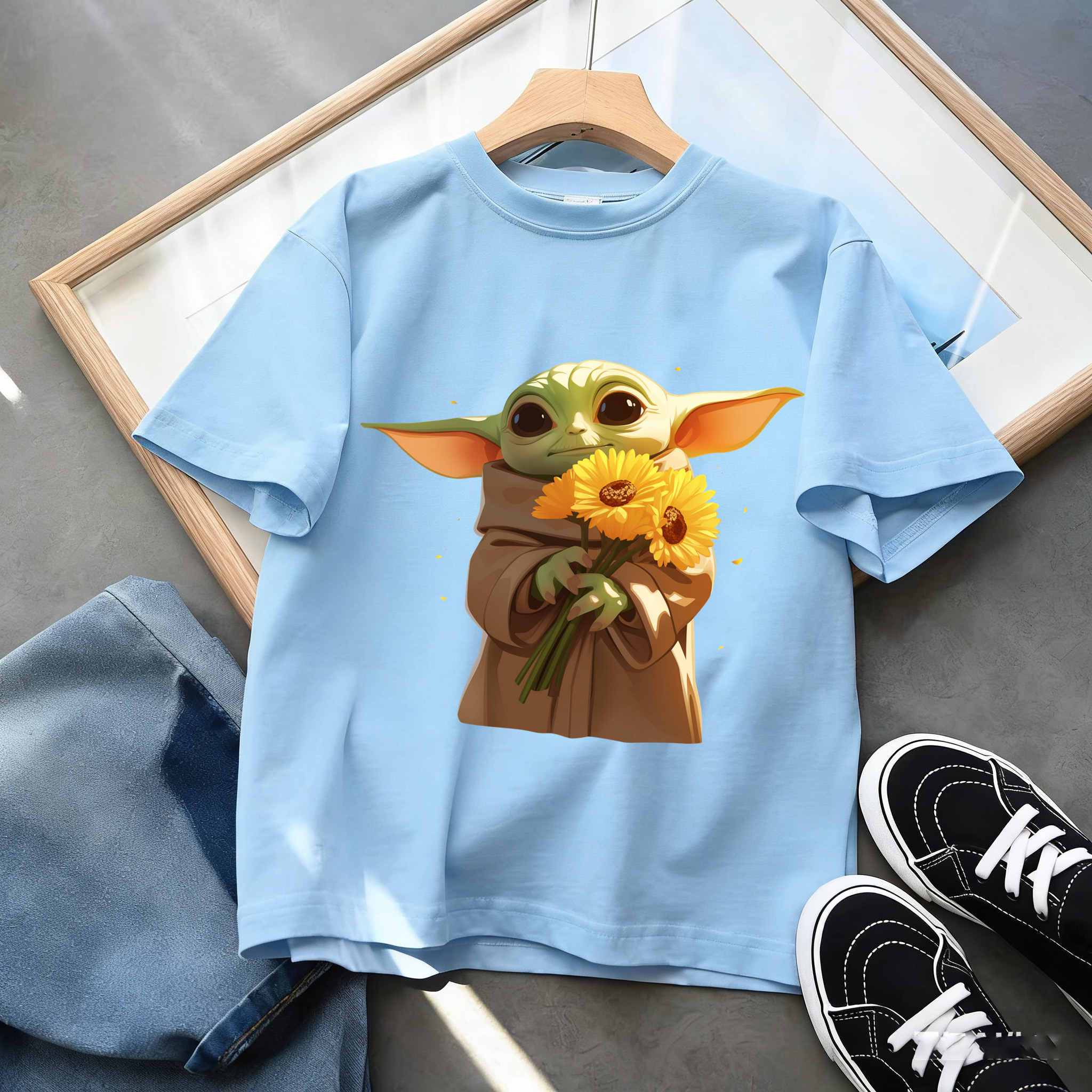Hot Sale Star Wars Baby Yoda G - Baby Yoda Clothing のレビューと価格
