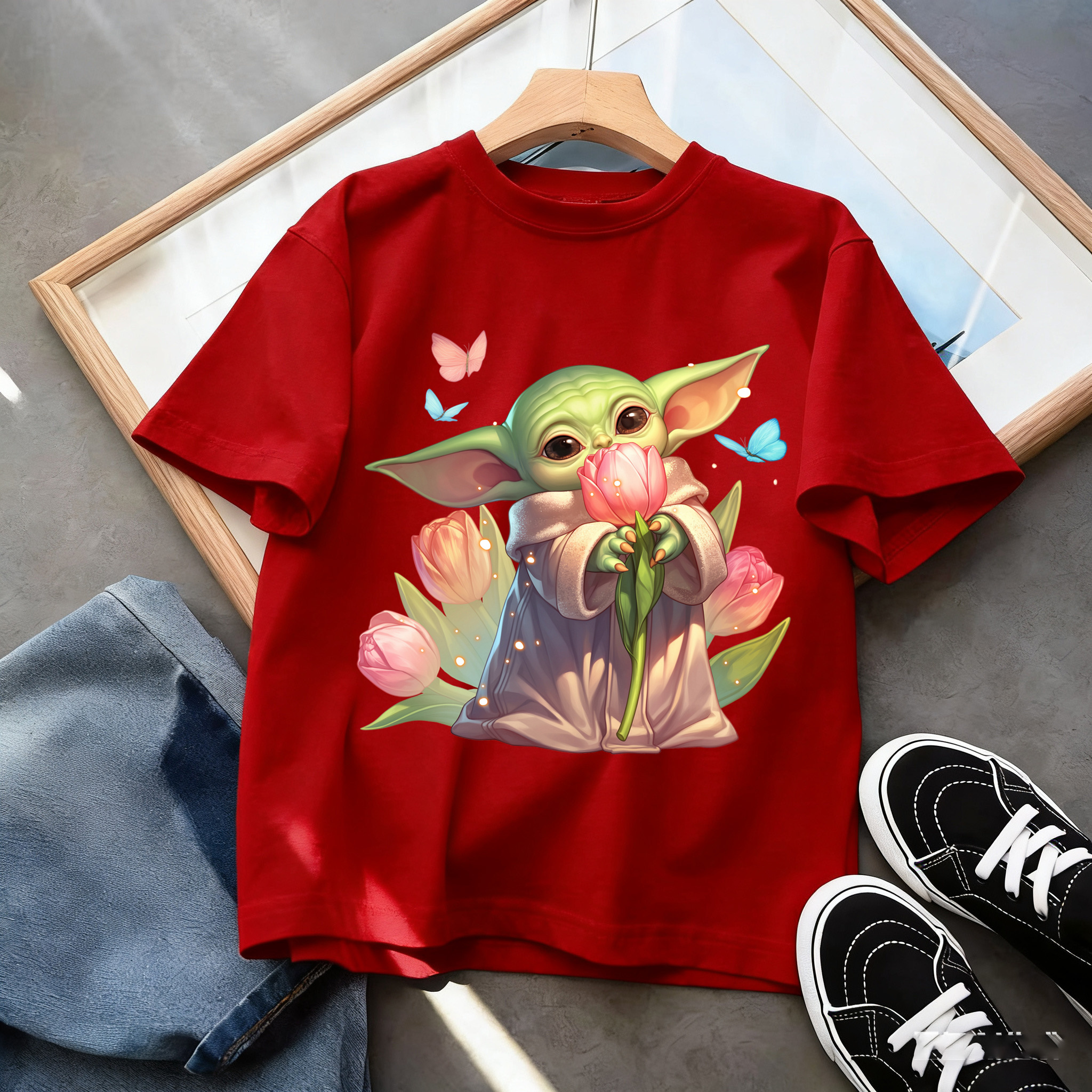 Hot Sale Star Wars Baby Yoda G - Baby Yoda Clothing のレビューと価格