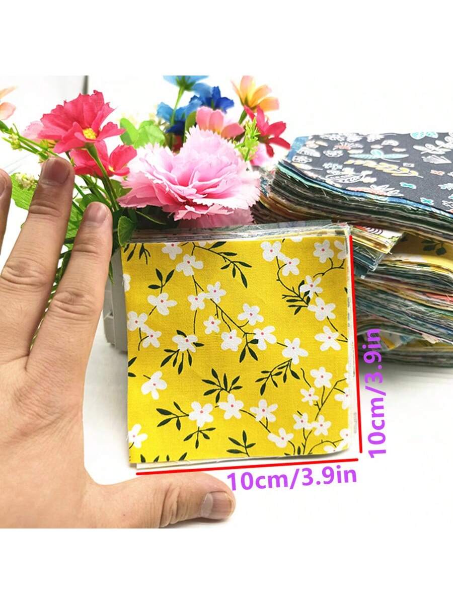 100pcs10*10cm/3.9*3.9in Twill  - Baby Clothing Material のレビューと価格