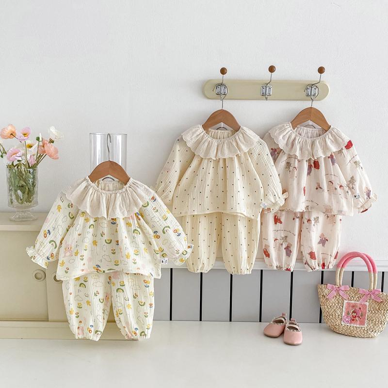 Spring Autumn Baby Girl Home C - Baby Clothing For Sleep のレビューと価格