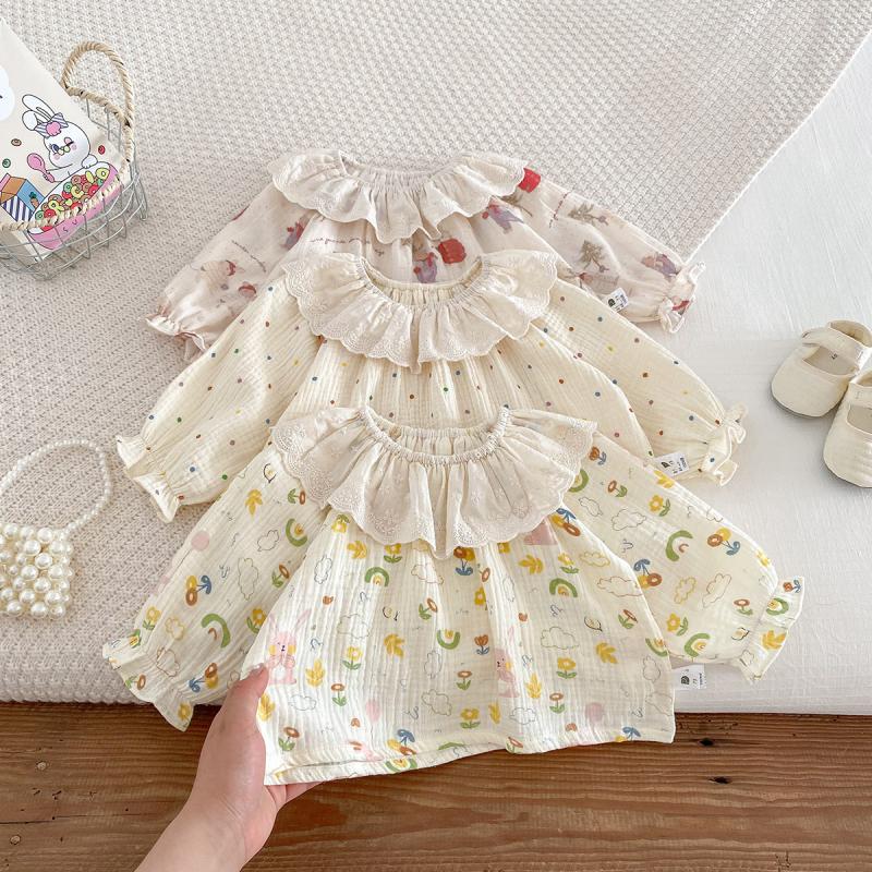 Spring Autumn Baby Girl Home C - Baby Clothing For Sleep のレビューと価格