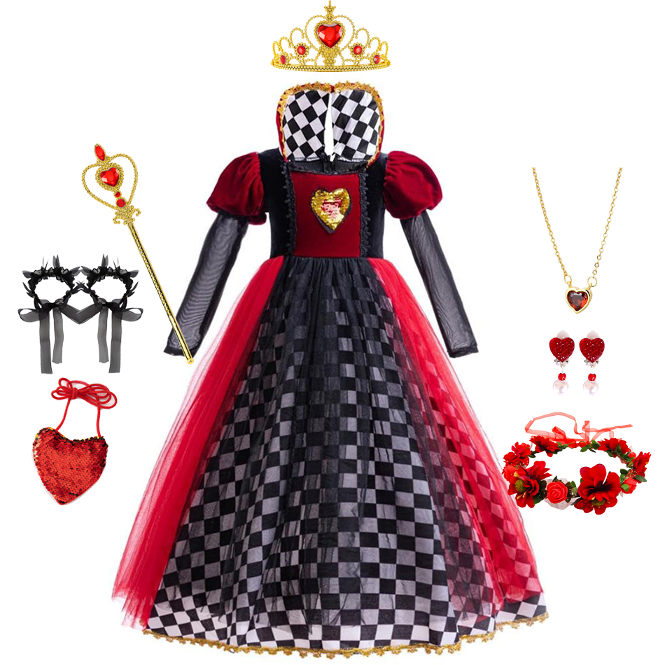 Girls Queen of Hearts Cosplay  - Baby Clothing Europe のレビューと価格