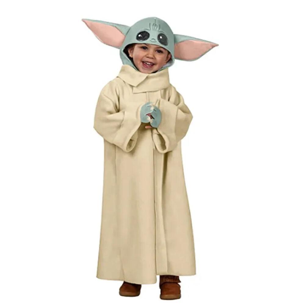 Cute Alien Cosplay Yoda Baby H - Baby Yoda Clothing のレビューと価格
