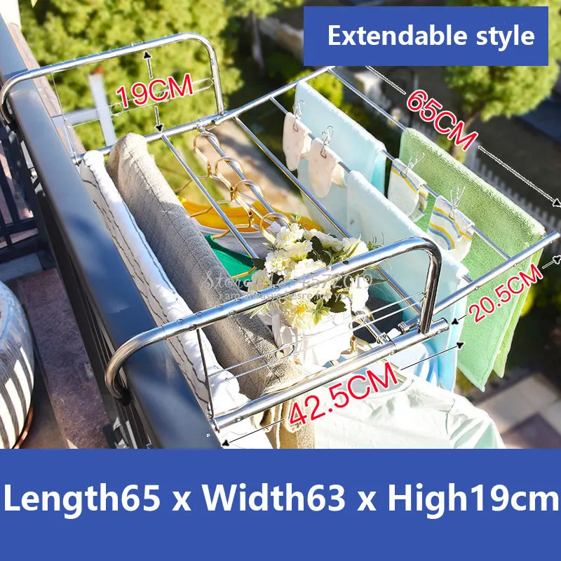 Extendable Stainless Steel Fol - Baby Clothing Hanging Rack のレビューと価格