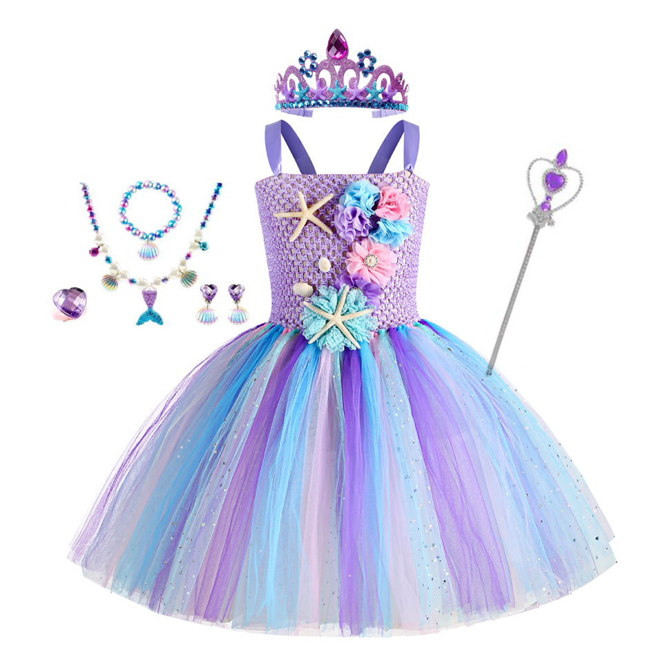 Girls Mermaid Tutu Dress Under - Baby Clothing Europe のレビューと価格