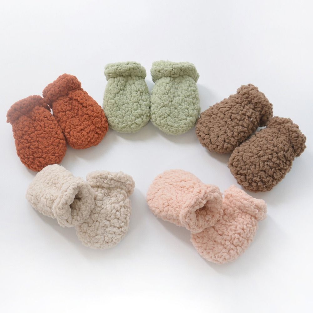 Plush Fleece Toddler Hand Warm - Baby Mittens Scratch のレビューと価格