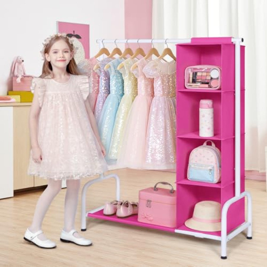 Clothing Rack with Hanging Org - Baby Clothing Hanging Rack のレビューと価格