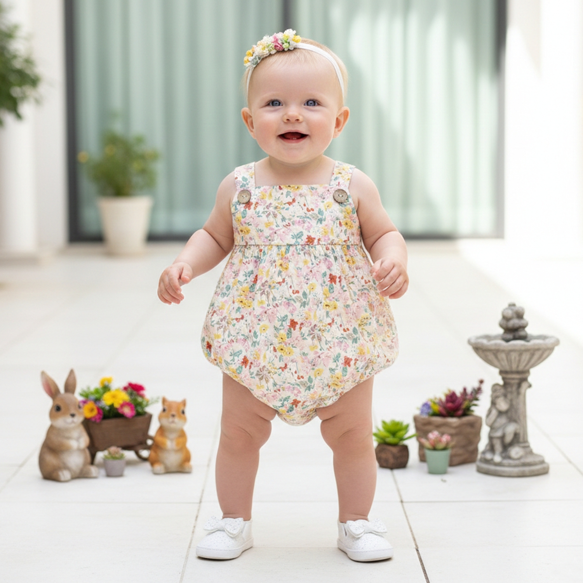 Baby Strap Bodysuits Floral In - Baby Clothing Pk のレビューと価格
