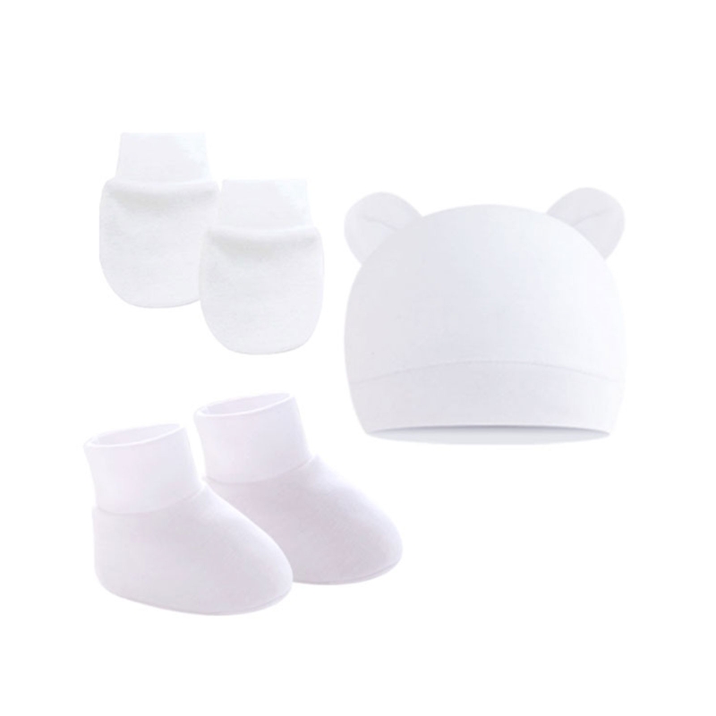 Newborn Baby Hat Sock Mittens, - Baby Mittens Scratch のレビューと価格