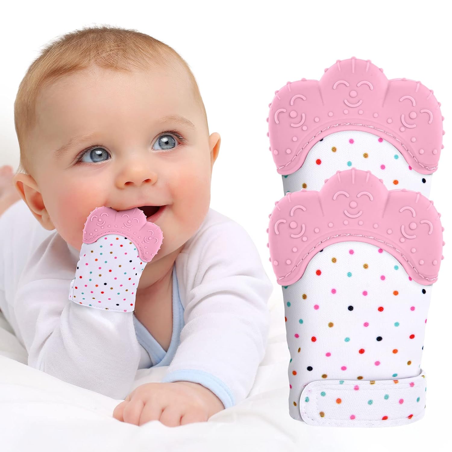 Food Grade Silicone Gloves Bab - Baby Mittens Scratch のレビューと価格
