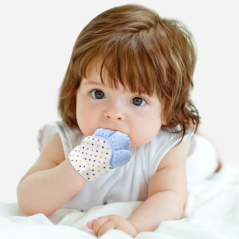 Food Grade Silicone Gloves Bab - Baby Mittens Scratch のレビューと価格