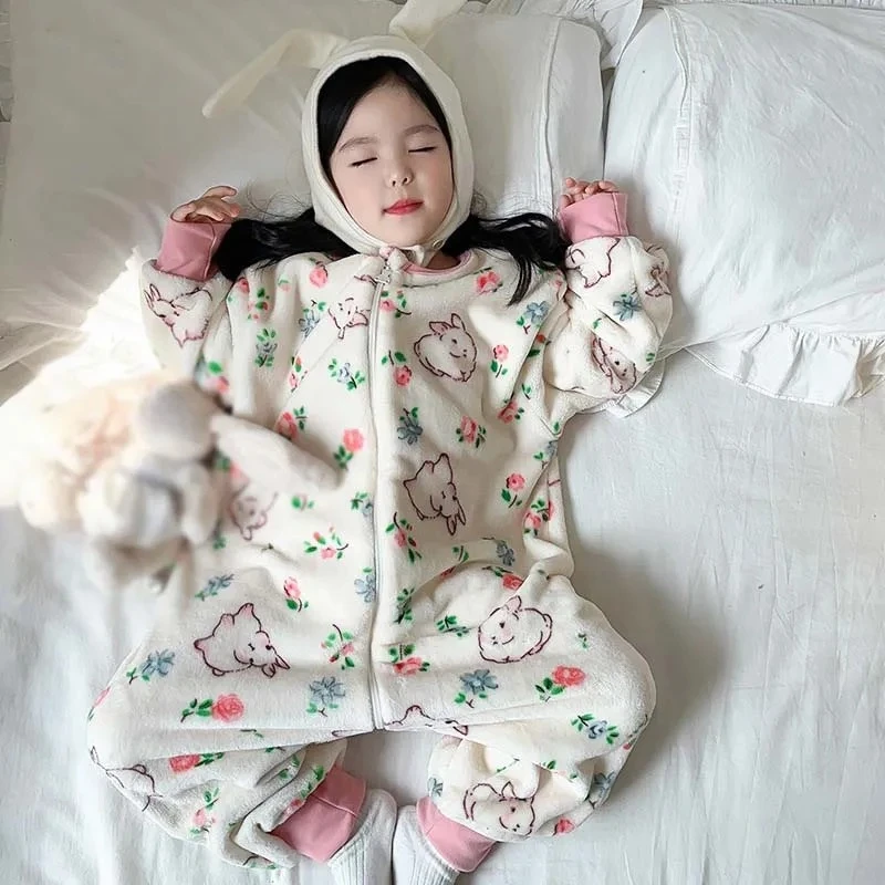 Cartoon Flannel Fleece Childre - Baby Clothing For Sleep のレビューと価格