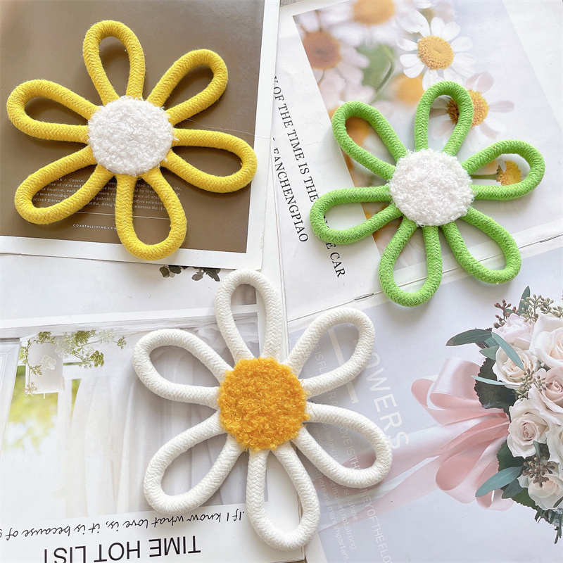 Cotton Rope Woven Daisy Flower - Baby Clothing Material のレビューと価格