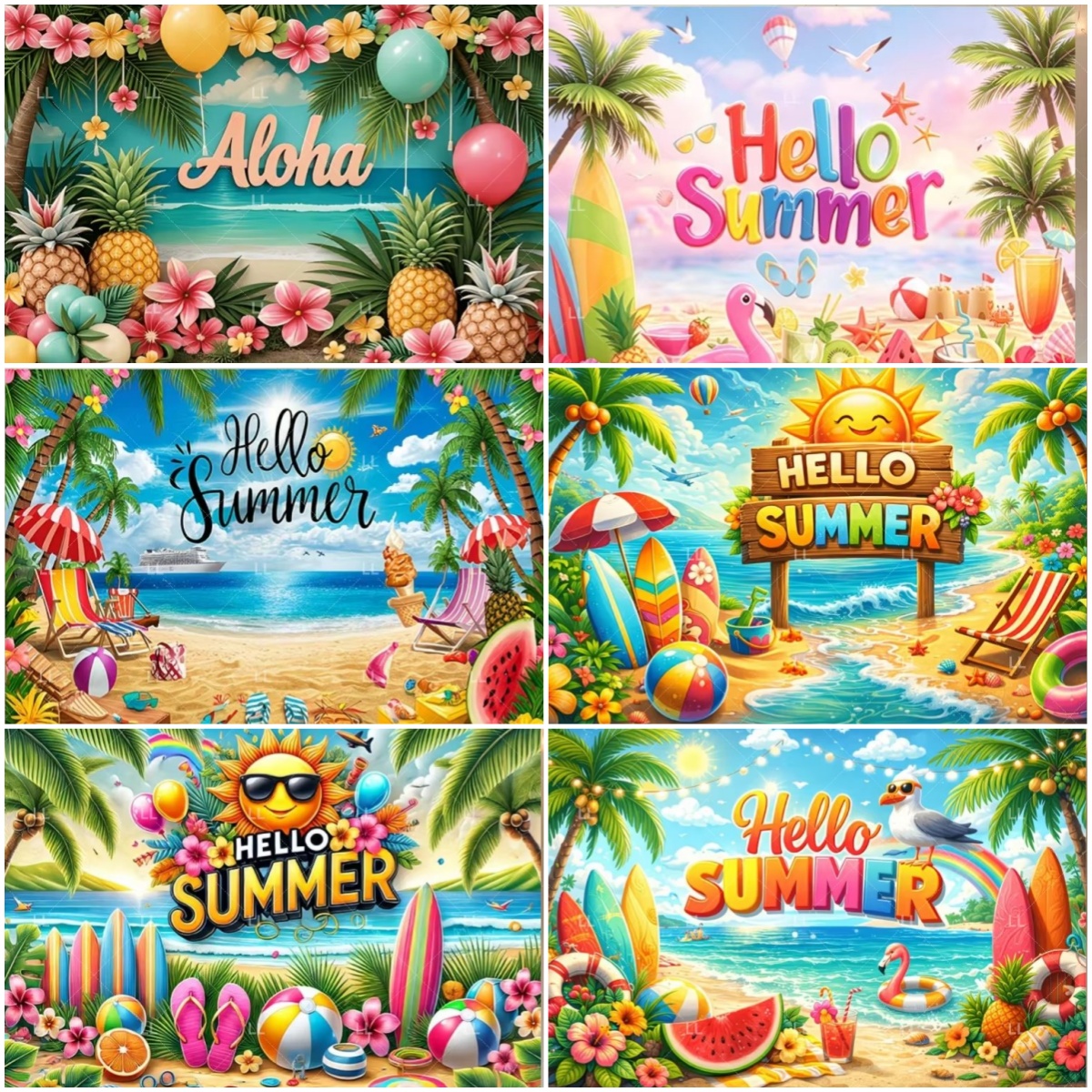 Summer Hawaii Beach Party Deco - Baby Clothing Hawaii のレビューと価格